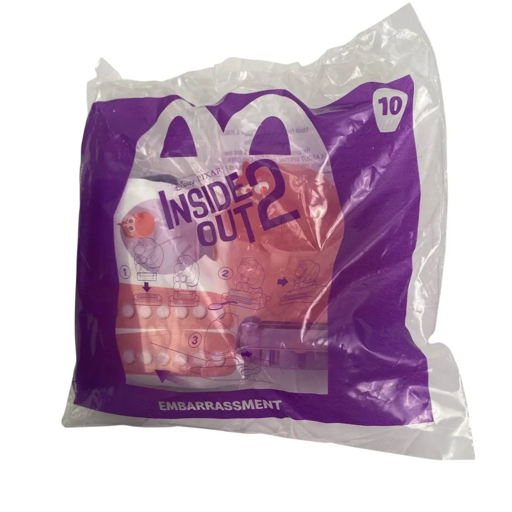 Disney Pixar Inside Out 2 Embarrassment #10 Figure McDonalds Toy‎ New  2024 FFT2